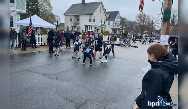 Boston Police Join in for the 16th Annual Shamrock Shootout Street Hockey Tournament in West Roxbury