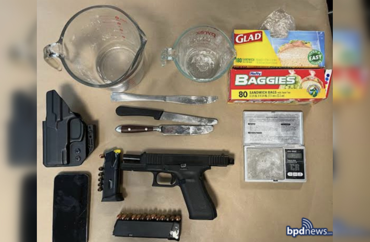 Boston Police Seize Automatic Weapon and Arrest Man on Firearms and