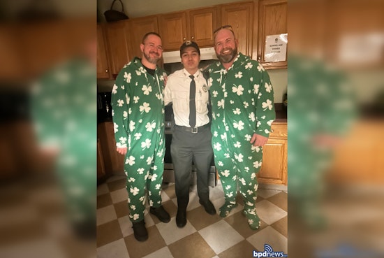 Boston Police Swap Patrol for Popcorn at South Boston Community Movie Night