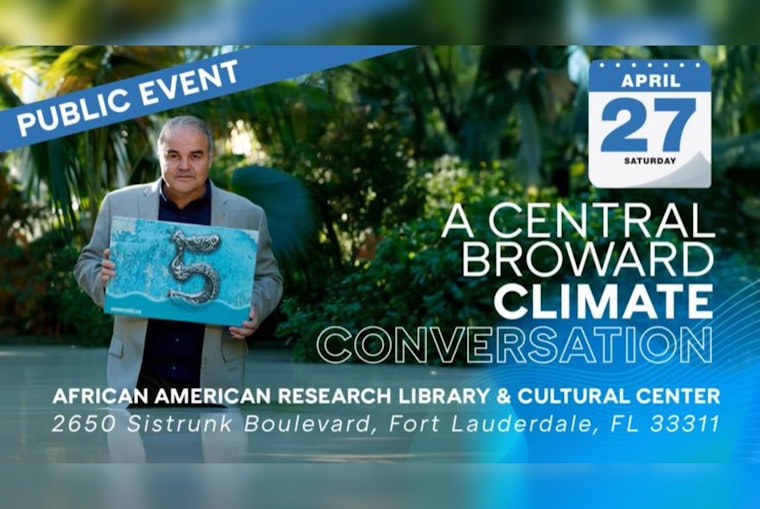 Broward County Fuses Art and Climate Activism with Free Community Event Featuring Eco Artist Xavier Cortada