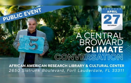 Broward County Fuses Art and Climate Activism with Free Community Event Featuring Eco Artist Xavier Cortada