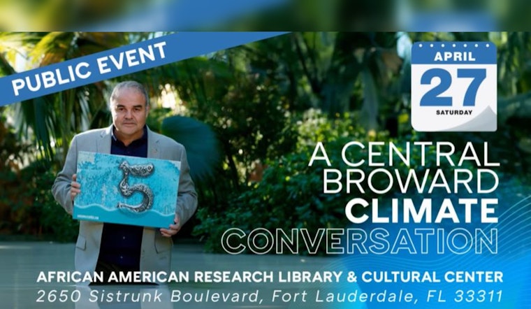 Broward County Fuses Art and Climate Activism with Free Community Event Featuring Eco Artist Xavier Cortada