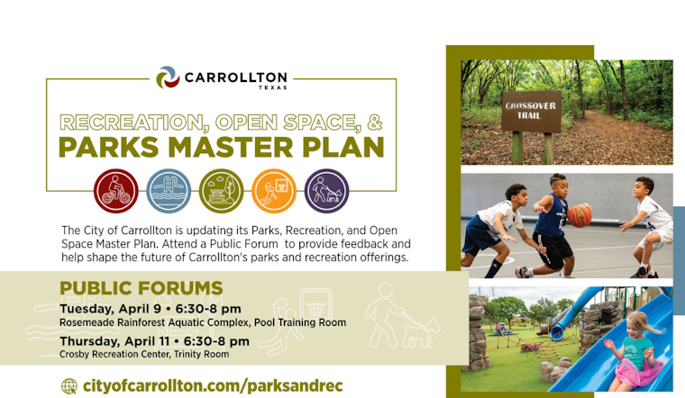 Carrollton Seeks Public Input on Parks and Recreation Master Plan at Upcoming Forums