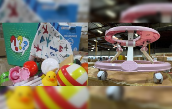CBP Intercepts $80K Worth of Unsafe Children's Products at Los Angeles Seaport