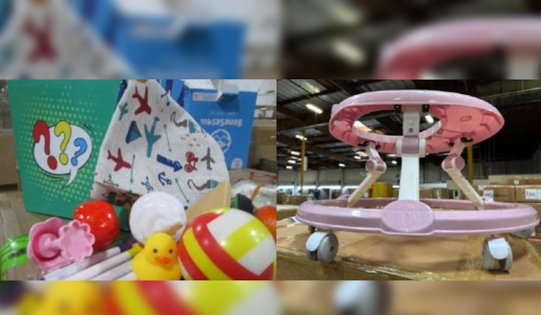 CBP Intercepts $80K Worth of Unsafe Children's Products at Los Angeles Seaport