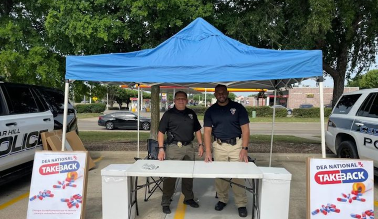 Cedar Hill Police Partner with Community to Collect Unwanted Meds in Safe Disposal Event at Walgreens