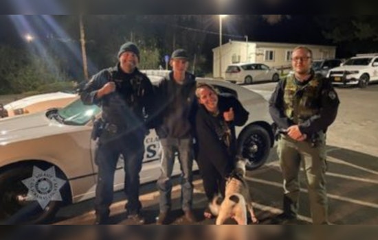 Chase for Stolen Car in Clackamas Ends with Takoda the Service Dog Reunited with Owners