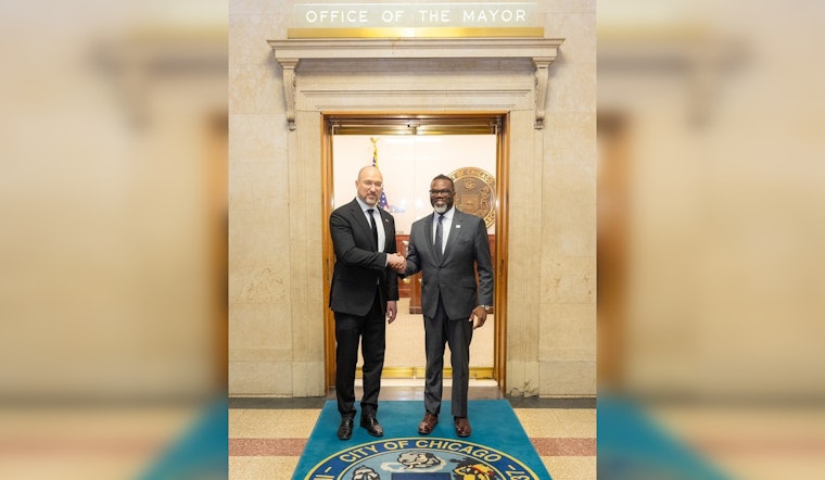 Chicago Mayor Embraces Ukrainian Prime Minister in a Solidarity Pact for Expats and War Efforts