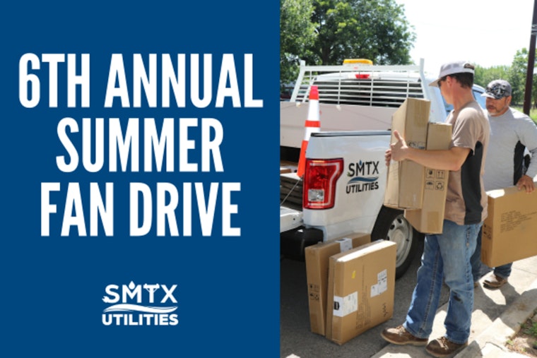 City of San Marcos and Salvation Army Launch 6th Annual Fan Drive to Combat Texas Heat