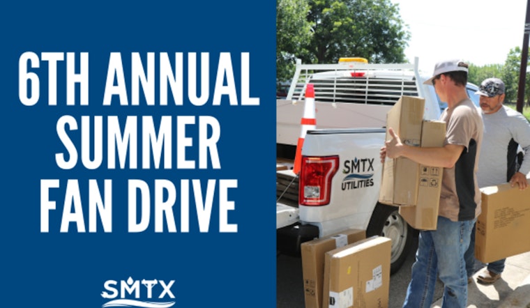 City of San Marcos and Salvation Army Launch 6th Annual Fan Drive to Combat Texas Heat