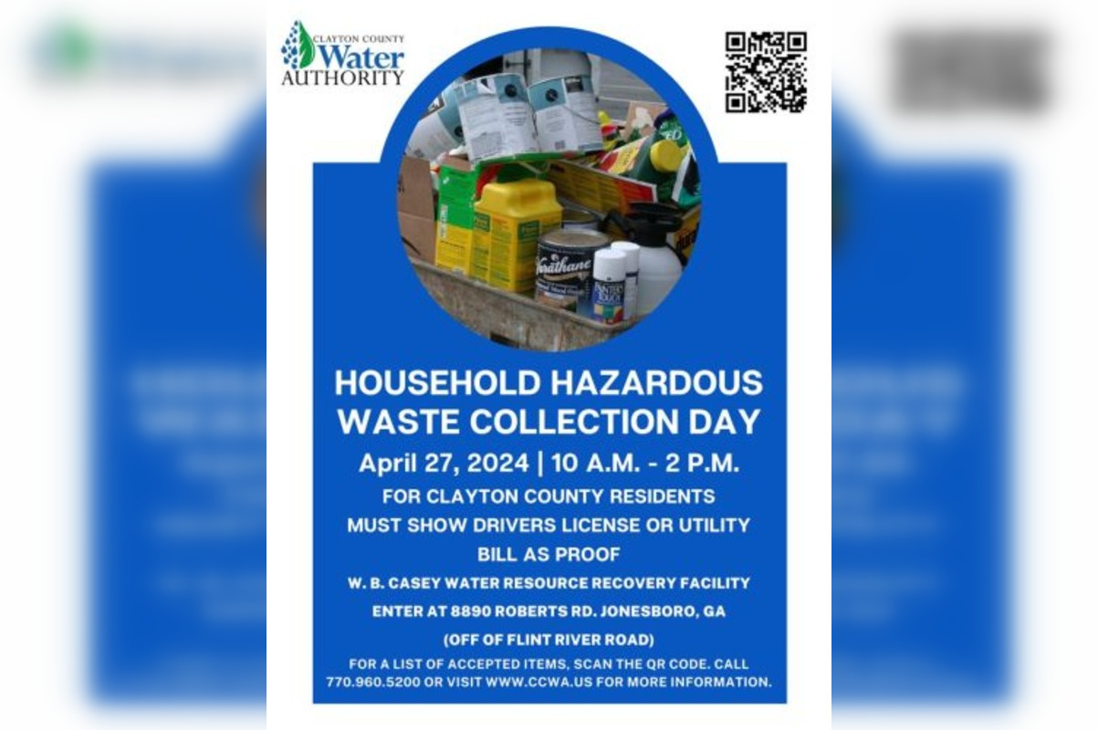 Clayton County Invites Residents to EcoFriendly Household Waste