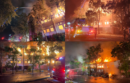 Concord Firefighters Quell Intense Two-Alarm Blaze at Vacant Commercial Building