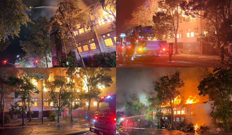 Concord Firefighters Quell Intense Two-Alarm Blaze at Vacant Commercial Building