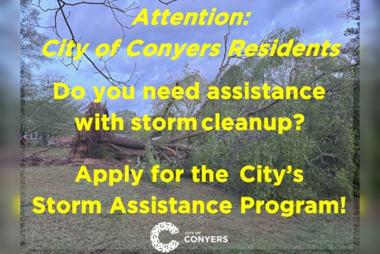 Conyers Launches Storm Assistance Program to Aid Residents Affected by EF2 Tornado Cleanup