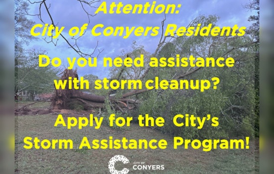 Conyers Launches Storm Assistance Program to Aid Residents Affected by EF2 Tornado Cleanup