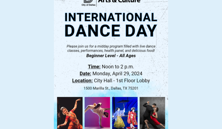 Dallas City Hall to Host Free Dance Celebration for International Dance Day