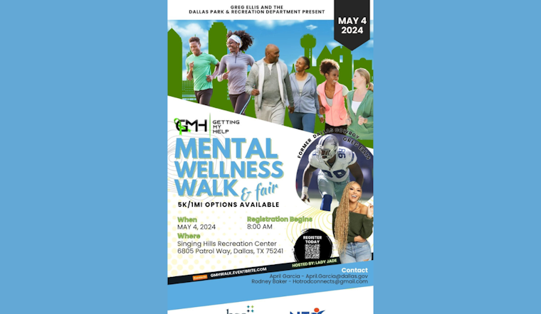 Dallas Cowboys Coach Greg Ellis Champions Mental Health with Wellness Walk at Singing Hills