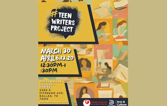 Dallas Cultural Center Opens Doors for Teen Wordsmiths with #TeenWriters Project Workshops