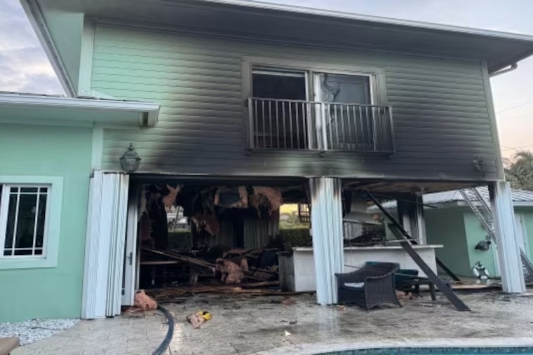 Dania Beach Home Engulfed in Flames, No Injuries as Fire Crews Subdue