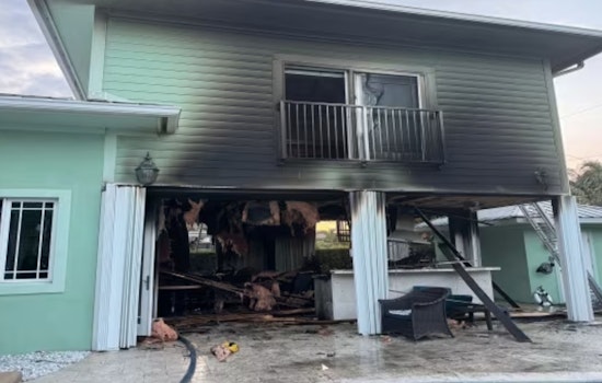 Dania Beach Home Engulfed in Flames, No Injuries as Fire Crews Subdue Blaze