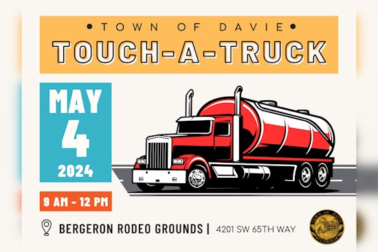 Davie Gears Up for Family-Friendly Touch-a-Truck Event at Bergeron Rodeo Grounds