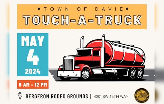 Davie Gears Up for Family-Friendly Touch-a-Truck Event at Bergeron Rodeo Grounds