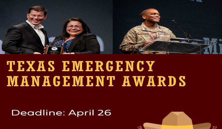 Deadline Nears for Nominations to the Texas Emergency Management Awards
