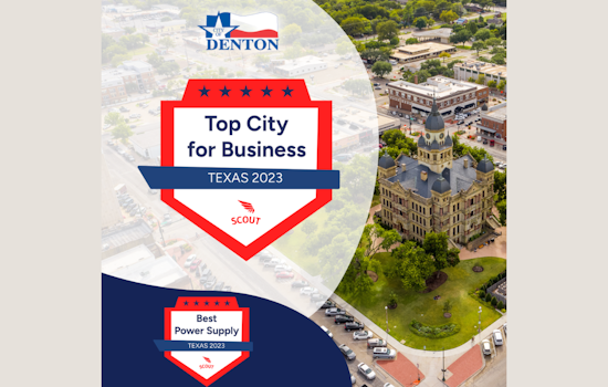Denton Hailed as Top Texas City for Businesses in Scout Economic Report