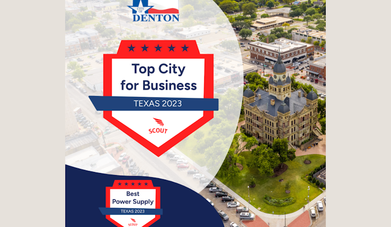 Denton Hailed as Top Texas City for Businesses in Scout Economic Report