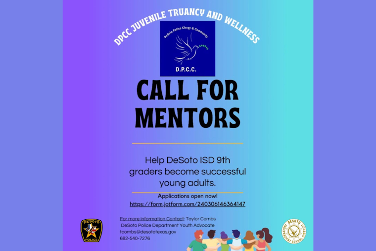 Desoto Police Department Seeks Volunteers for High School Mentorship Program