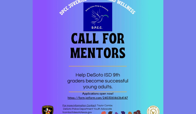 Desoto Police Department Seeks Volunteers for High School Mentorship Program