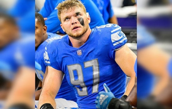 Detroit Hails Hometown Hero Aidan Hutchinson with Towering Mural Ahead of NFL Draft