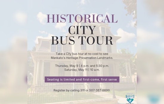Discover Mankato's Past, City Offers Free Heritage Preservation Landmark Tours in May