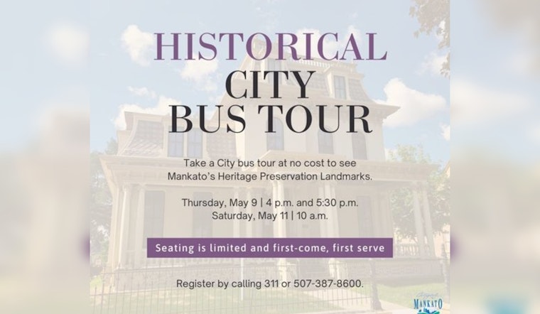 Discover Mankato's Past, City Offers Free Heritage Preservation Landmark Tours in May