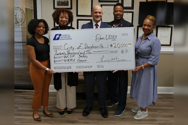 Douglasville Awarded Safety Grant by Georgia Municipal Association for Workforce Protections