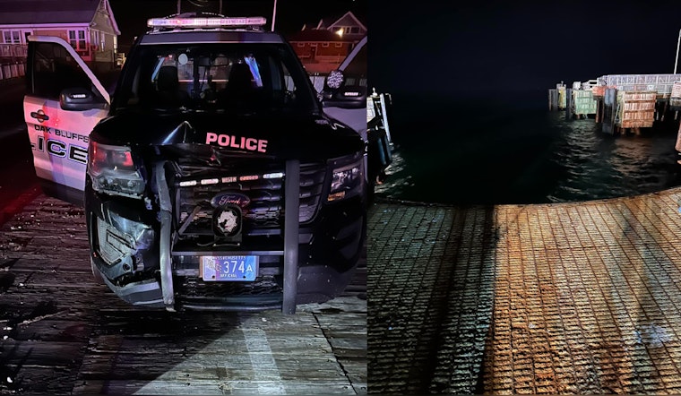 Dramatic Escape Attempt on Martha's Vineyard as Suspect Rams Police, Drives Truck Into Ocean to Flee