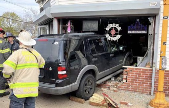 Driver Crashes SUV Into Brockton Liquor Store, No Injuries Reported