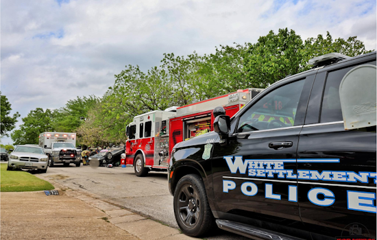 Driver Escapes Injury in White Settlement after Vehicle Strikes Parked Car, Rolls Over