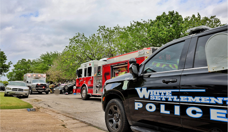 Driver Escapes Injury in White Settlement after Vehicle Strikes Parked Car, Rolls Over