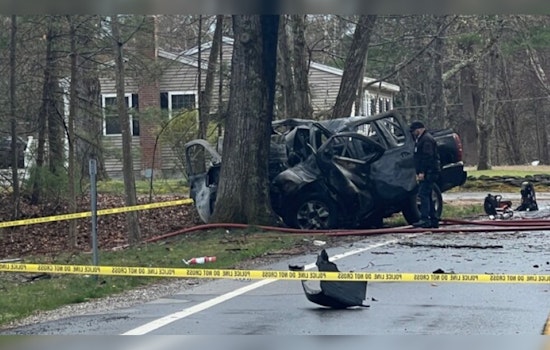 Driver Killed in Fiery Pickup Truck Crash Against Tree in Pelham, NH