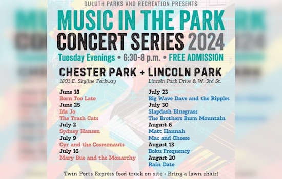 Duluth's 41st Annual Music in the Park Concert Series Promises Diverse Summer Sounds