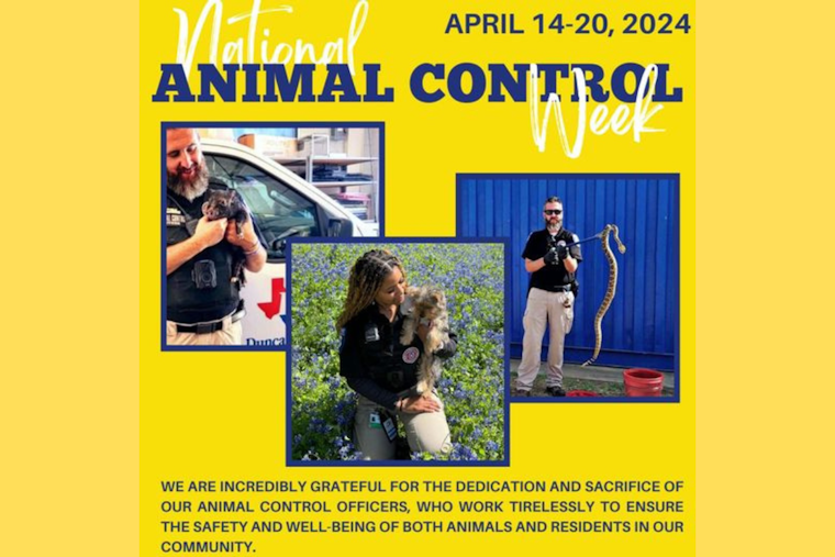 Duncanville Police Department Celebrates Animal Control Officer Appreciation Week
