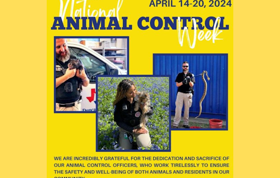 Duncanville Police Department Celebrates Animal Control Officer Appreciation Week