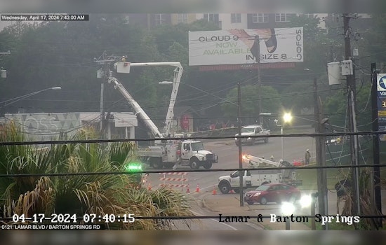 Early Morning Car Crash Leads to Major Power Outage, Traffic Chaos on South Lamar in Austin