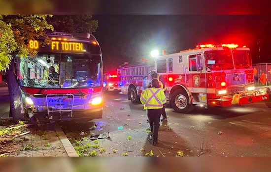 Eight Injured as Metrobus Collides with Car in Northeast DC, Prompting Emergency Response
