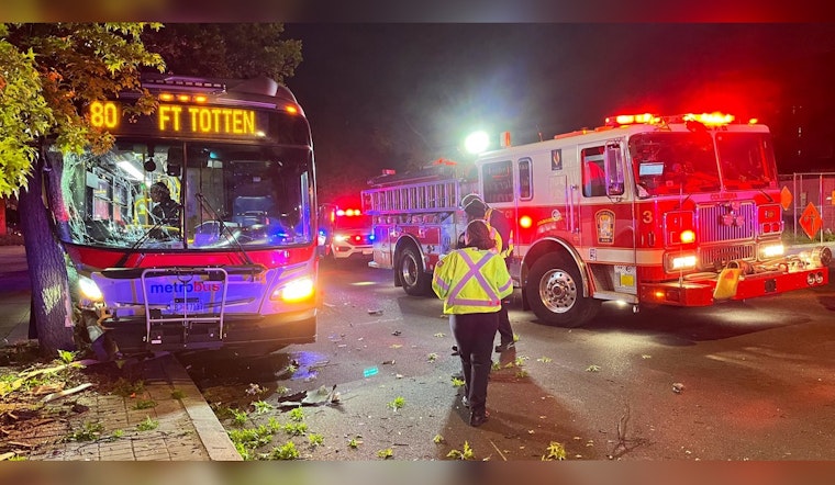 Eight Injured as Metrobus Collides with Car in Northeast DC, Prompting Emergency Response