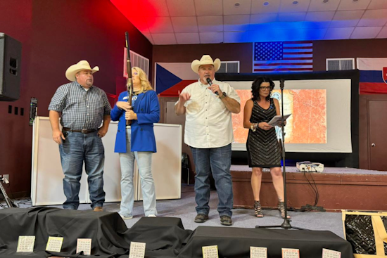 Ellis County Bling Bang Bash Charms with Handbags and Henry Rifle, Raising $6,500 for Child Advocacy