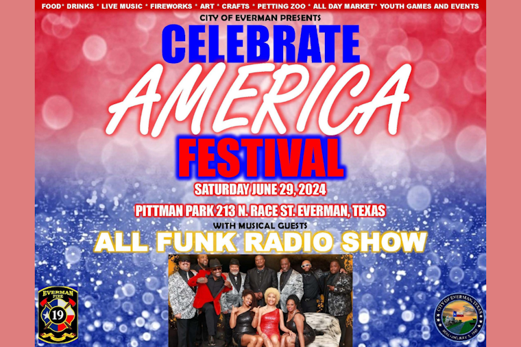 Everman's Celebrate America Festival to Sizzle with All Funk Radio Show and Expanded Market Place