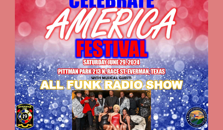 Everman's Celebrate America Festival to Sizzle with All Funk Radio Show and Expanded Market Place
