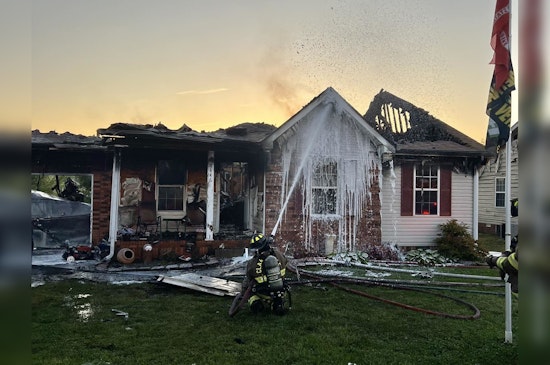 Family and Pets Safe After Fire Ravages Clarksville Home on Kingfisher Drive